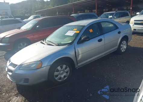 2004 Dodge Stratus Se from USA, damaged, VIN 1B3EL36X24N250417